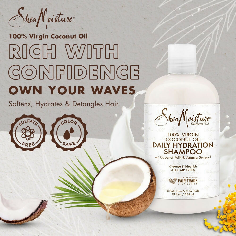 Shea Moisture 100% Virgin Coconut Oil Daily Hydration Shampoo