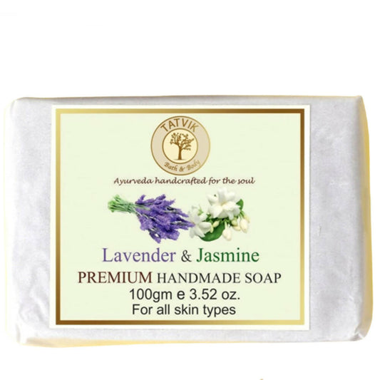 Tatvik Ayurveda Lavender & Jasmine Soap - BUDEN