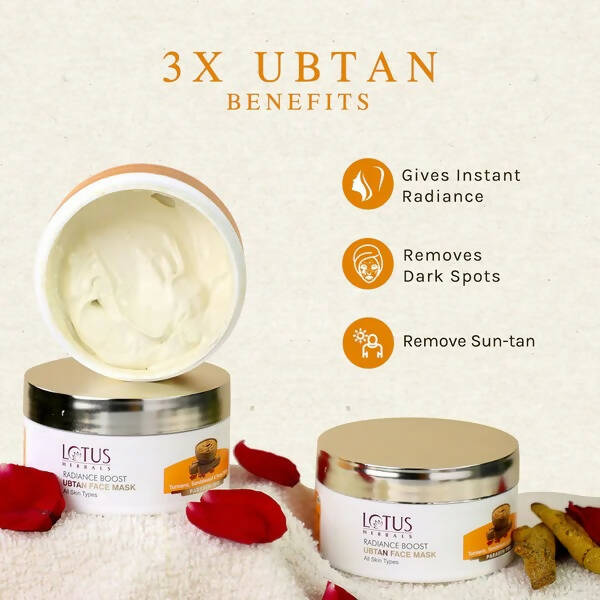 Lotus Herbals Radiance Boost Ubtan Face Mask