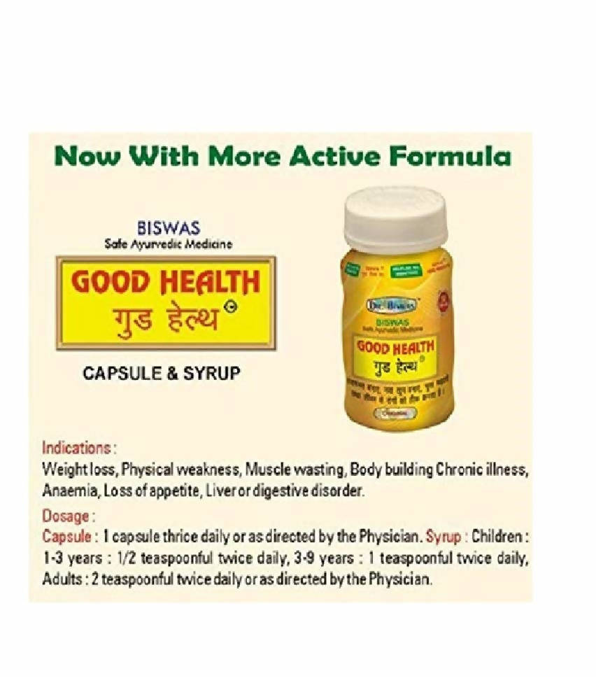 Dr. Biswas Ayurvedic Good Health Capsules