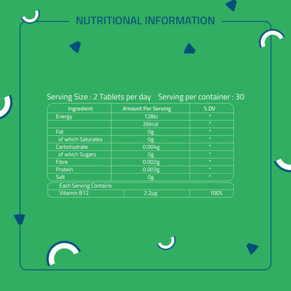 Laurik Vitamin B Complex With Vegetable B1, B2, B3, B5, B6, B7, B9 & B12 | Energy & Cognitive Support Tablets