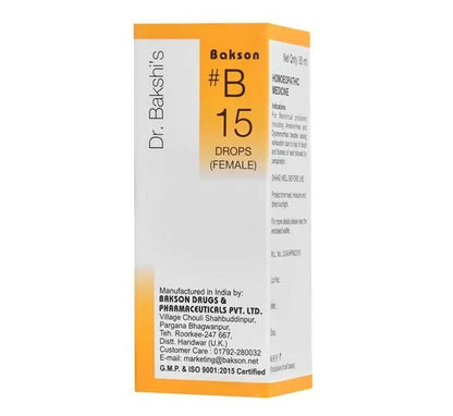Bakson's Homeopathy B15 Drops (Female)