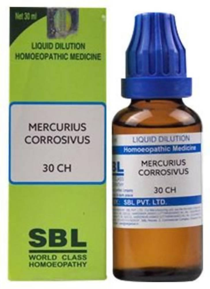 SBL Homeopathy Mercurius Corrosivus Dilution