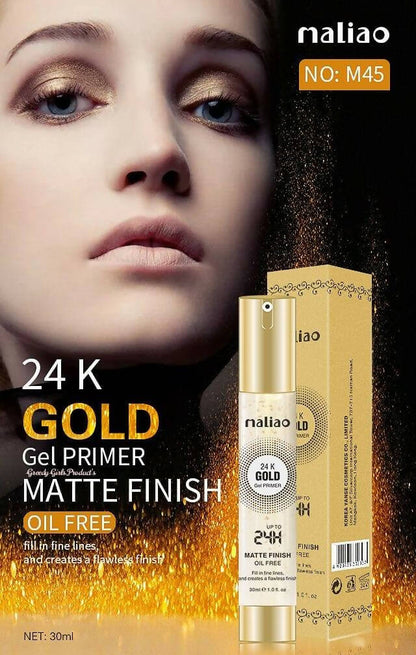 Maliao Professional Matte Look 24K Gold Primer