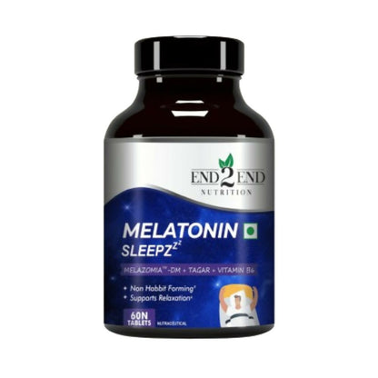 End2End Nutrition Melatonin Sleepzzz Tablets