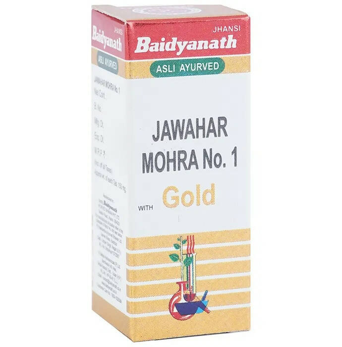 Baidyanath Jhansi Jawahar Mohra No. 1 with Gold Tablets