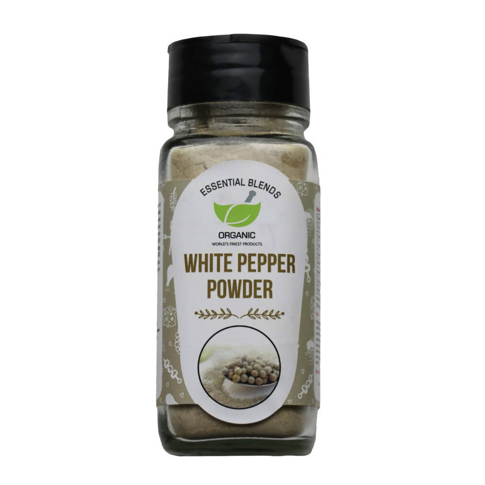 Essential Blends Organic White Pepper Powder -  USA 