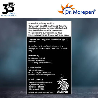 Dr. Morepen S J Capsules and Testosterone Booster Tablets Combo