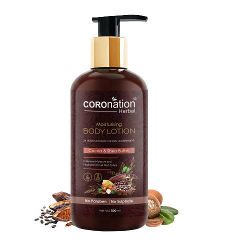 Coronation Herbal Cocoa and Shea Butter Body Lotion - usa canada australia