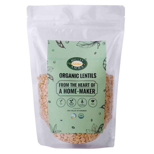 Millet Amma Organic Lentils Toor Dal - 500GM