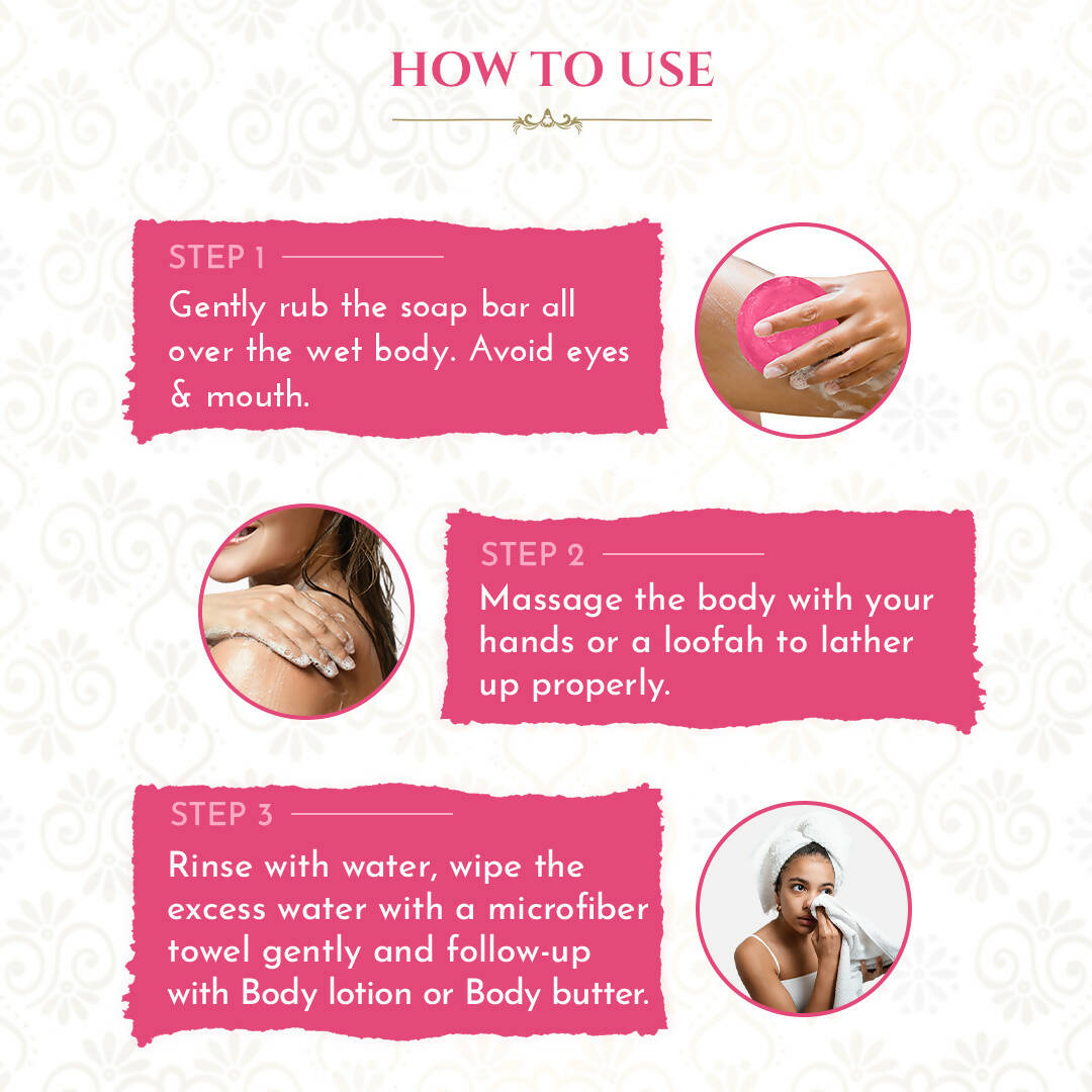 Khadi Essentials Rose Water Handmade Herbal Soap