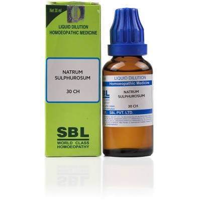 SBL Homeopathy Natrum Sulphurosum Dilution 30 CH