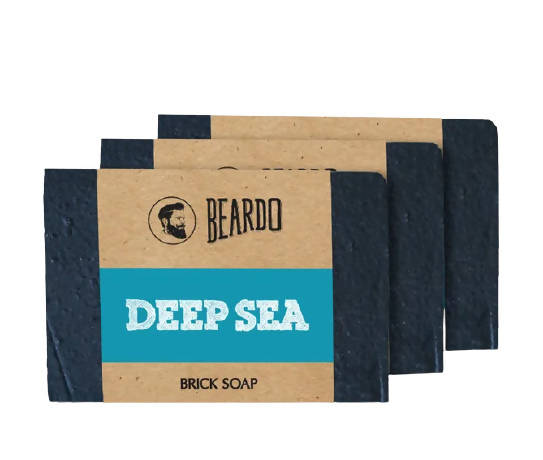 Beardo Deep Sea Brick Soap - BUDNE