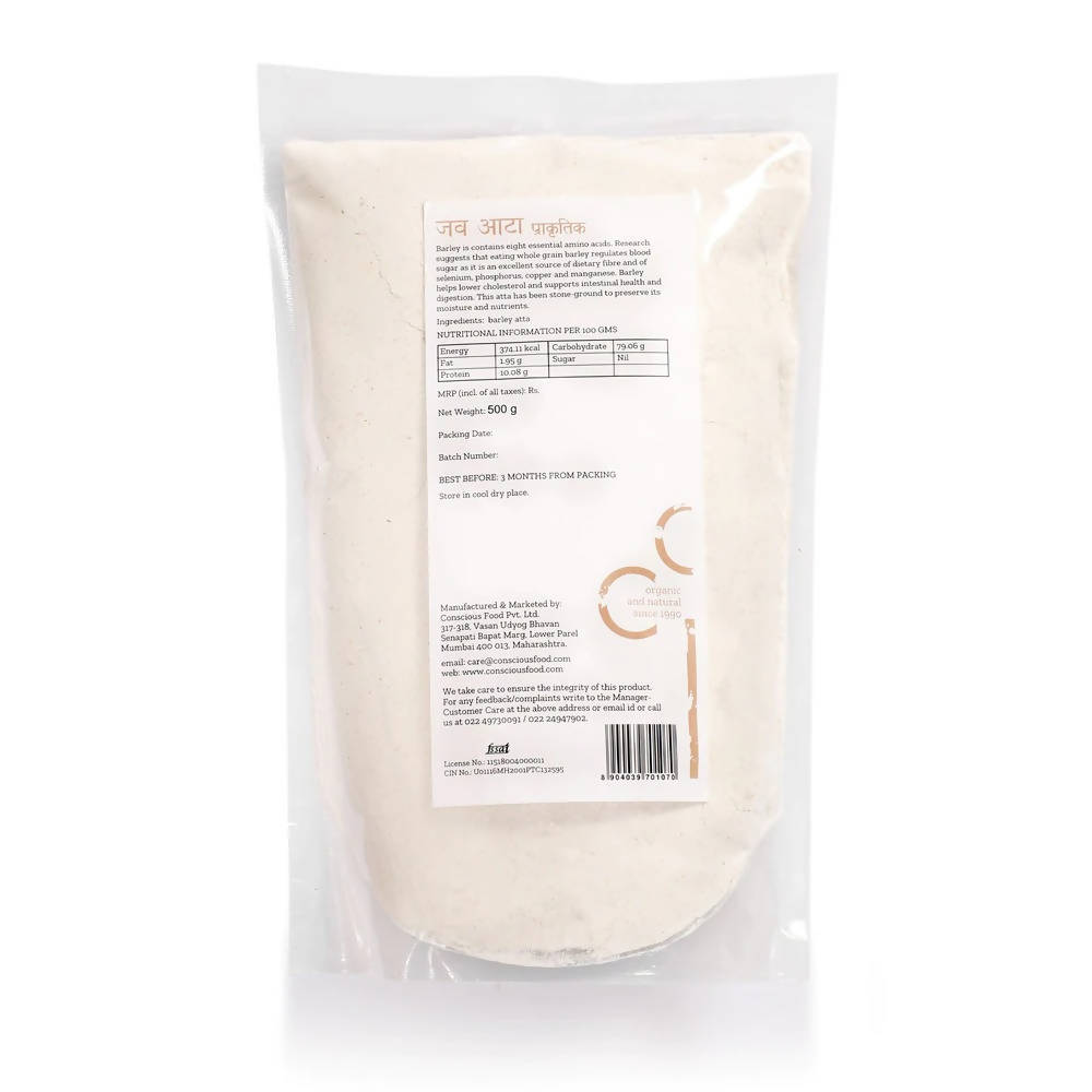 Conscious Food Barley Flour (Jav Atta)