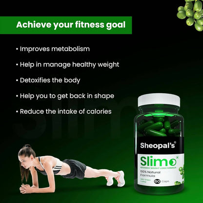 Sheopal's Slimo Pure & Natural Green Coffee Extract Capsules