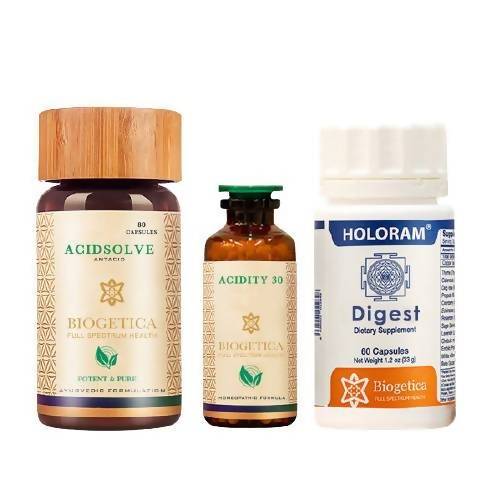 Biogetica Freedom Digestive Support Kit With Silybummarianum Seeds & Grd 30 Formula