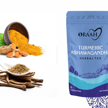 Oraah Turmeric Ashwagandha Herbal Tea