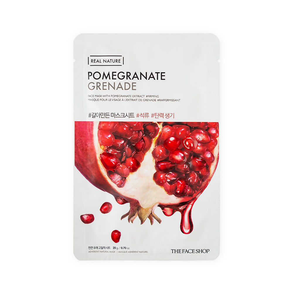 The Face Shop Real Nature Pomegranate Face Mask - usa canada australia