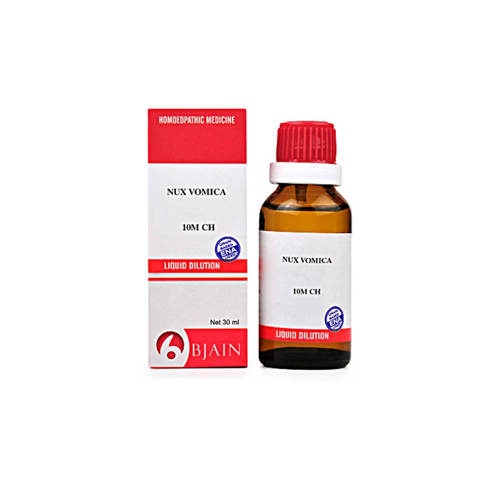 Bjain Homeopathy Nux Vomica Dilution 10M CH