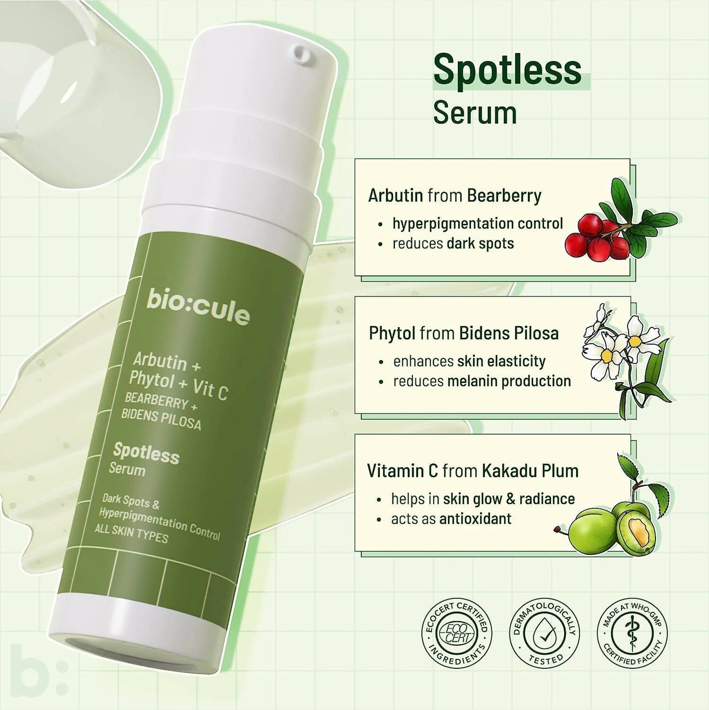 Biocule Spotless Arbutin Face Serum