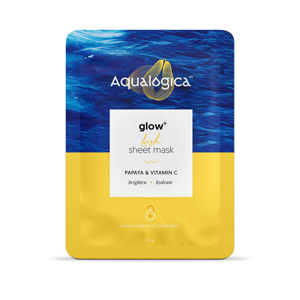 Aqualogica Glow+ Lush Sheet Mask - BUDNE