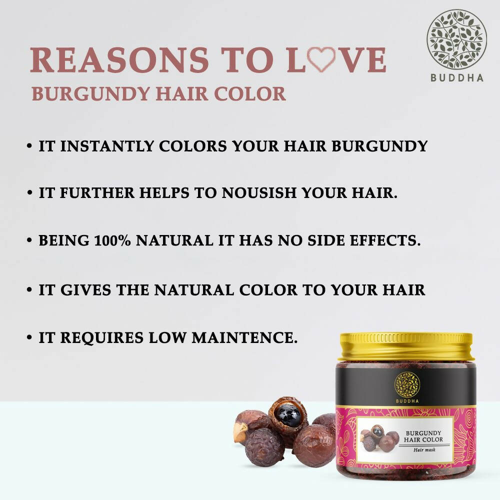 Buddha Natural Burgundy Hair Color Powder