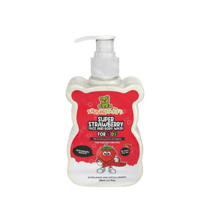 ShuShu Babies Super Strawberry Face and Body Wash (under 4-12 Years)