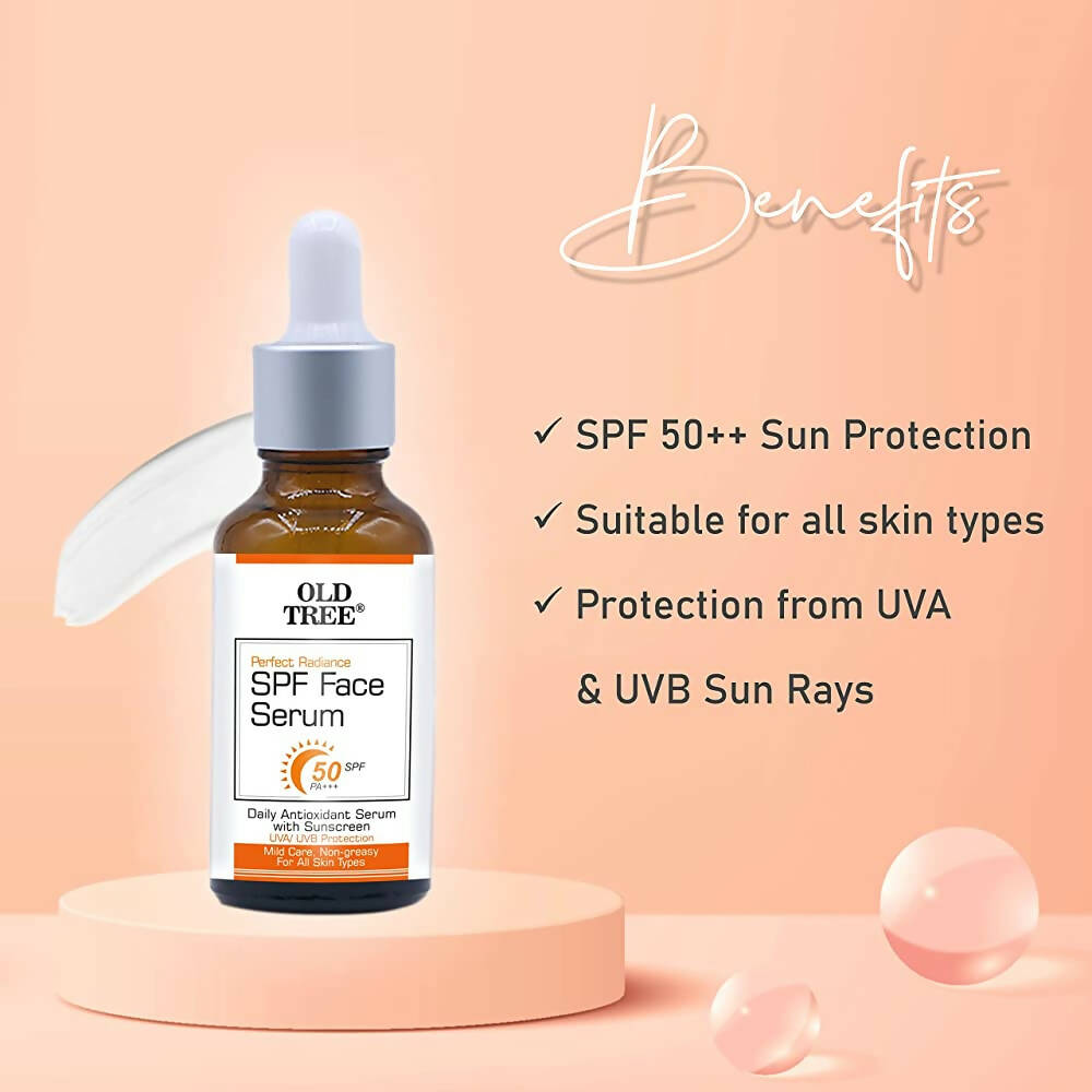 Old Tree SPF Face Serum with SPF50 for Sun Protection