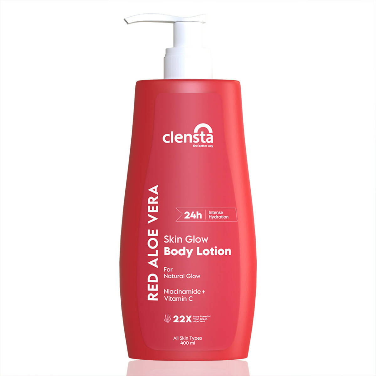 Clensta Red Aloe Vera Skin Glow Body Lotion