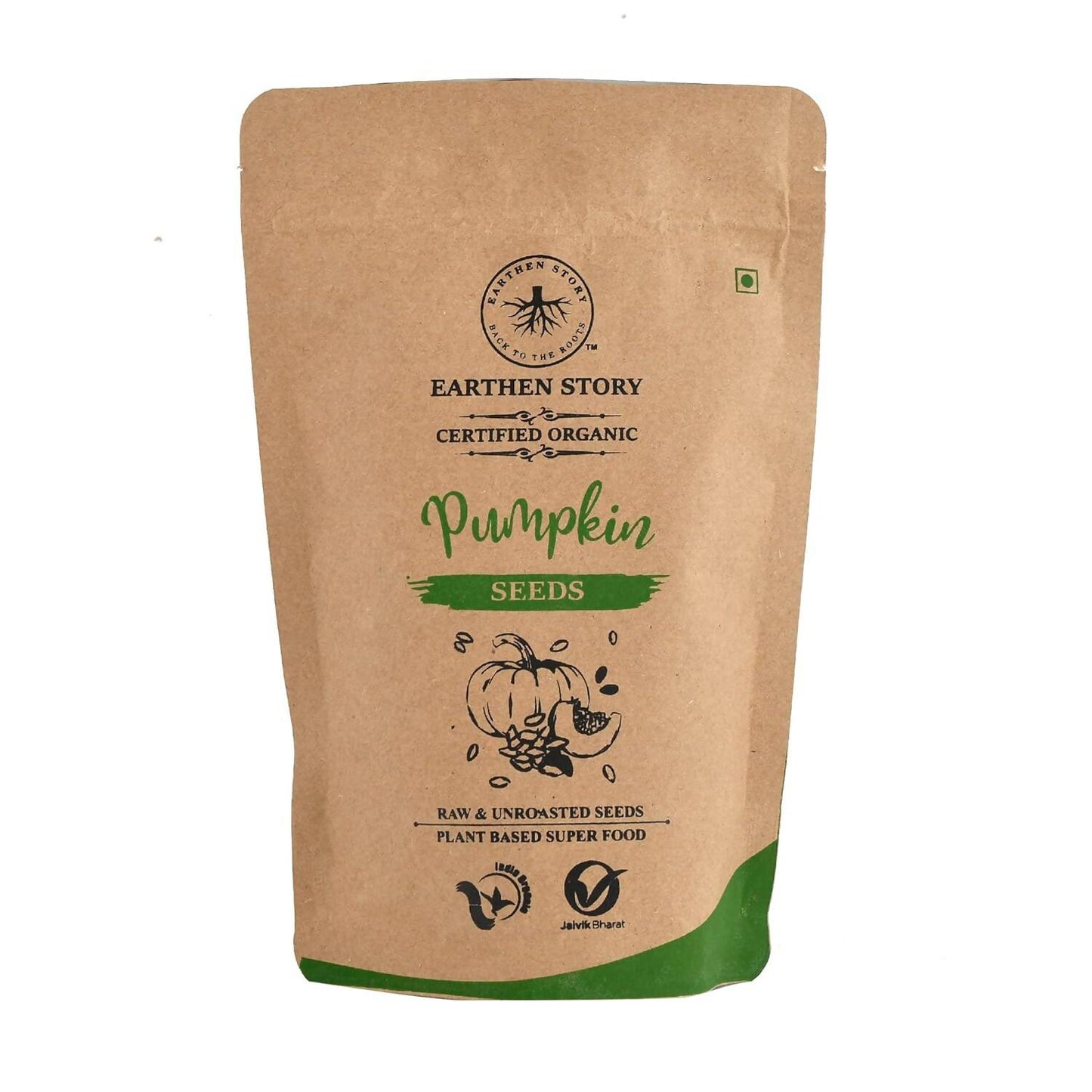 Earthen Story Certified Organic Raw Pumpkin Seeds