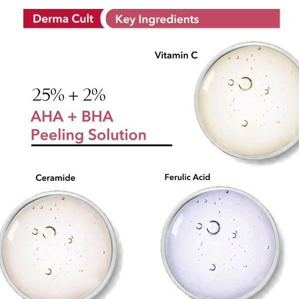 Professional O3+ Derma Cult 25% AHA + BHA 2% Peeling Solution Serum