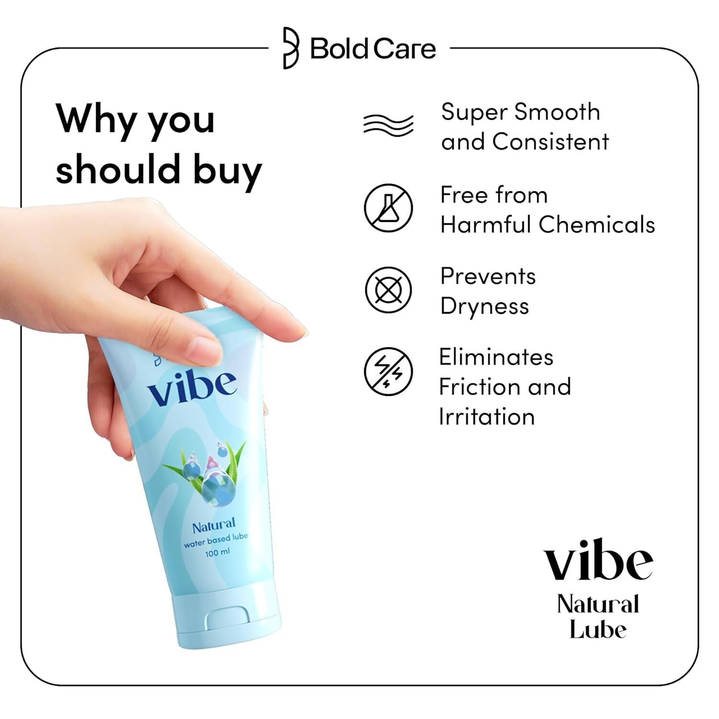 Bold Care Vibe - Natural Aloe Vera Gel