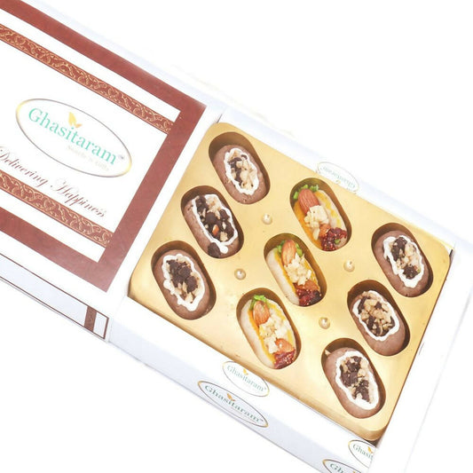 Ghasitaram Assorted Kaju Boats in White Box