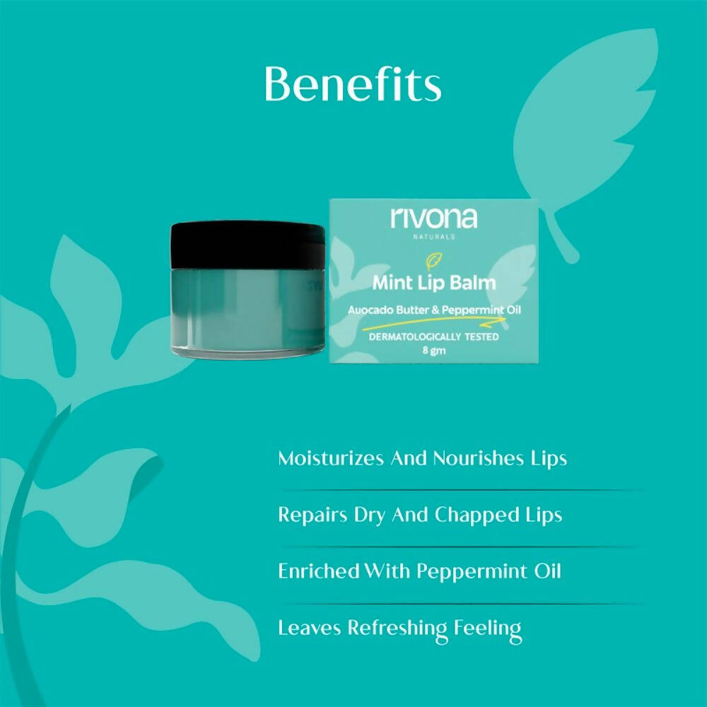 Rivona Naturals Mint Lip Balm