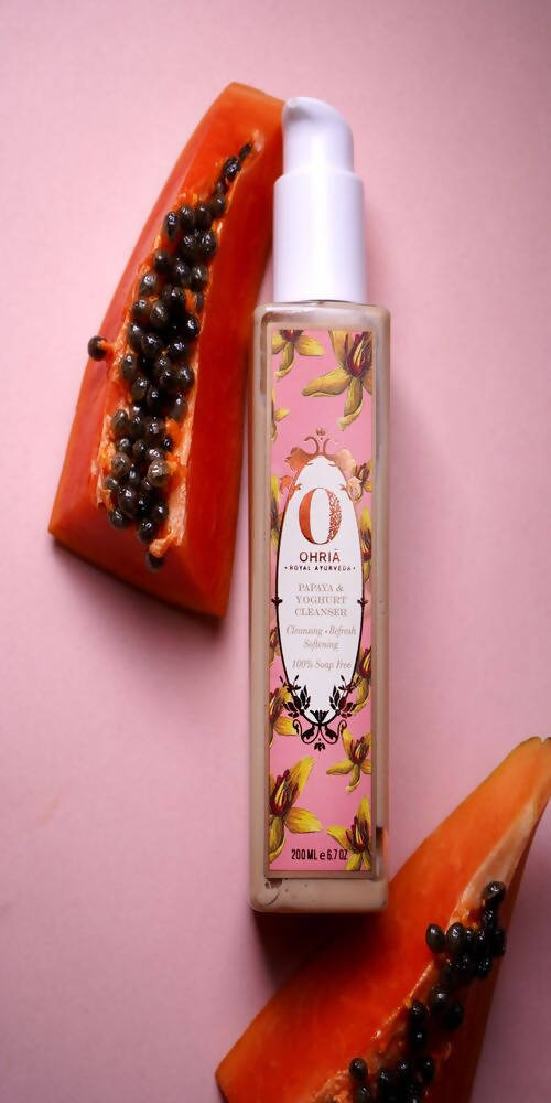 Ohria Ayurveda Papaya & Yoghurt Facial Cleanser