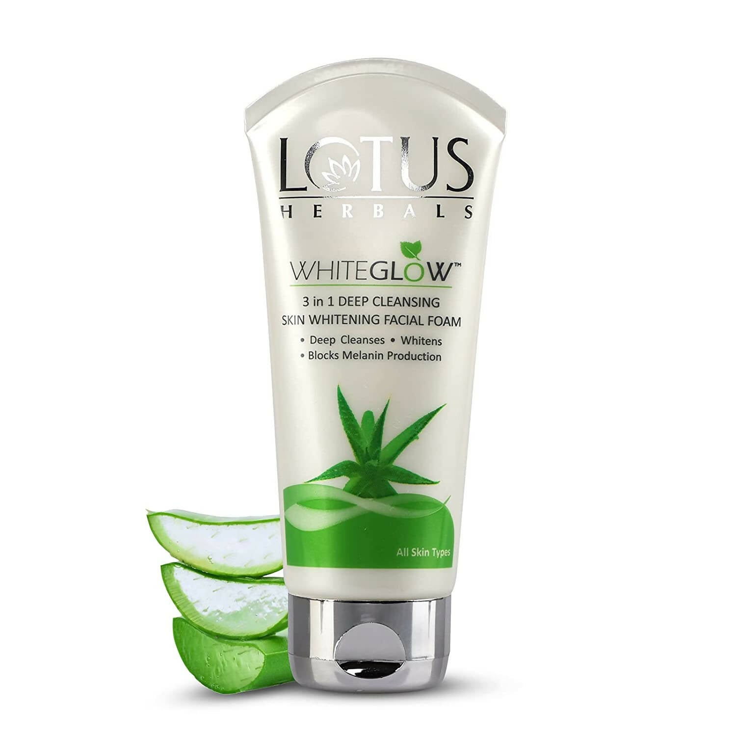 Lotus Herbals WhiteGlow 3-In-1 Deep Cleansing Skin Whitening Face Wash - BUDNE