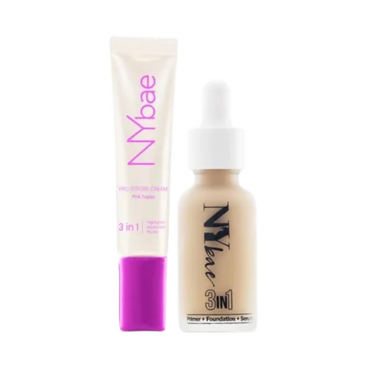 NY Bae Strobe Skin Tint Combo - Fair Skin - 40GM