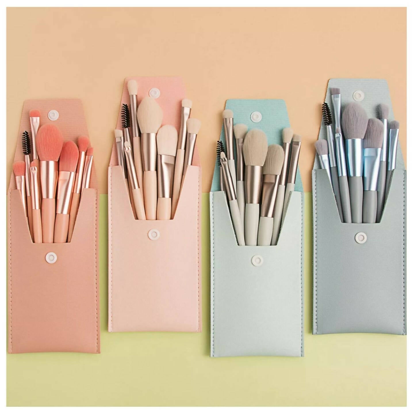 Favon Pack of 8 Professional Makeup Brushes with Free Pouch