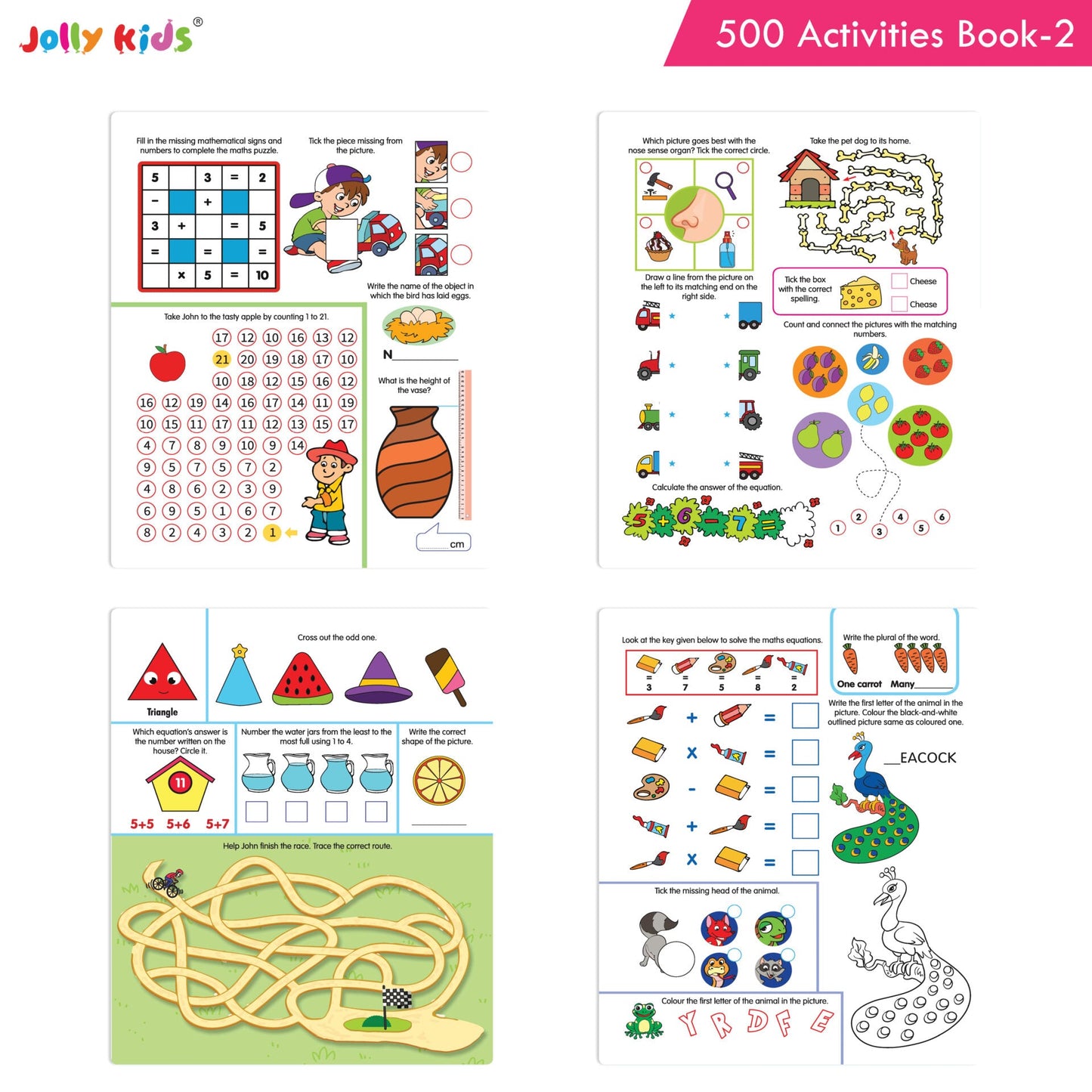 Jolly Kids 500 Activities Book 2