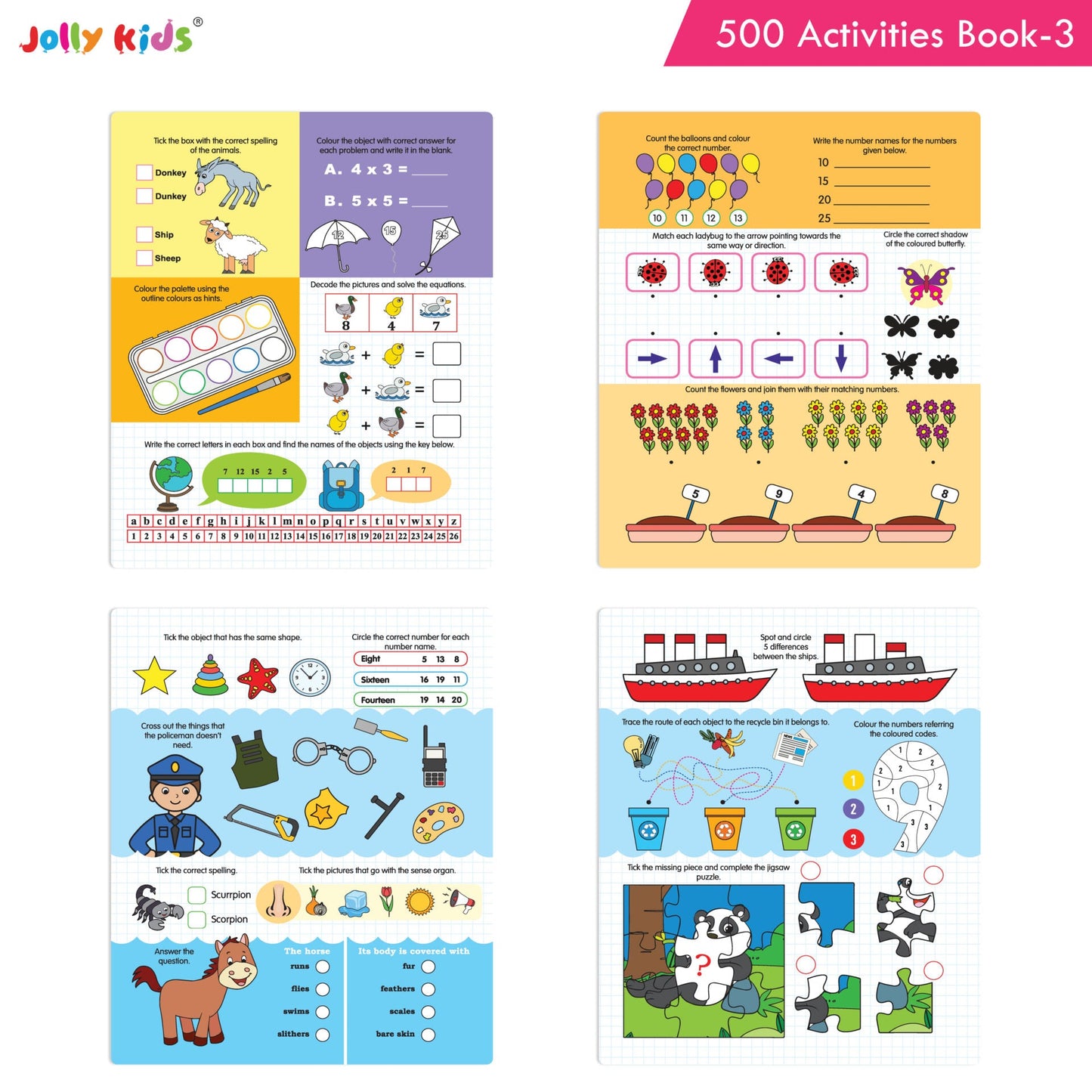 Jolly Kids 500 Activities Book 3