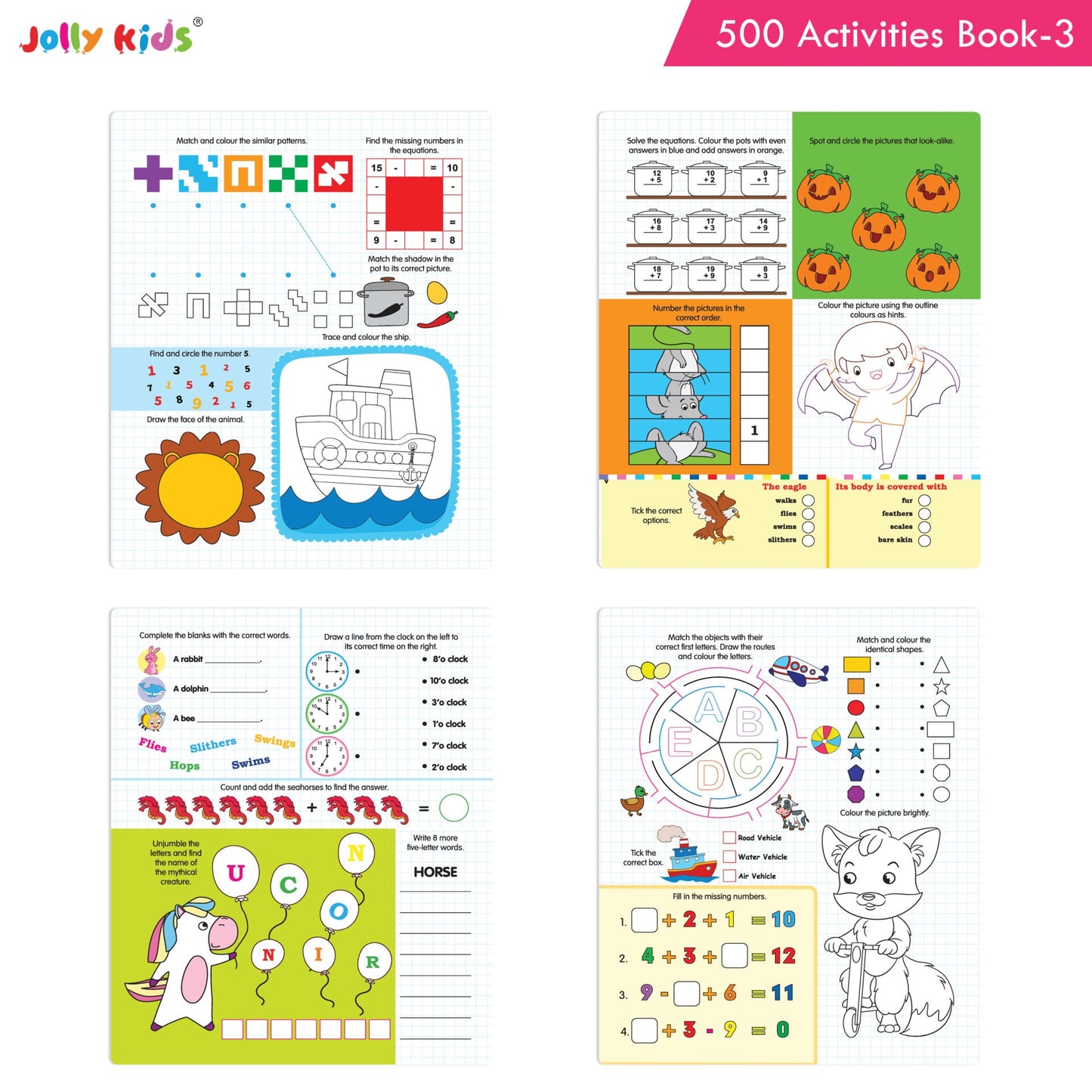 Jolly Kids 500 Activities Book 3