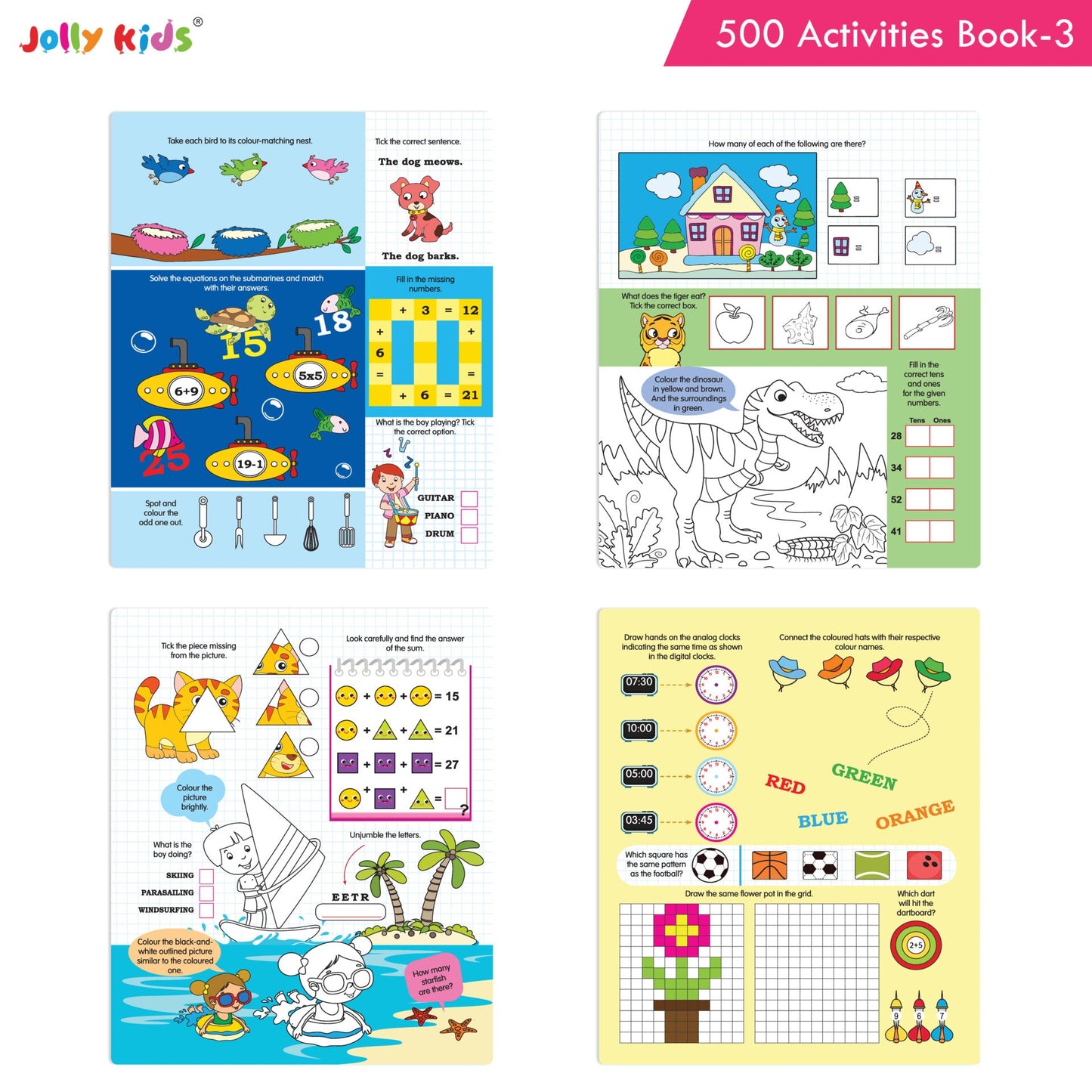 Jolly Kids 500 Activities Book 3