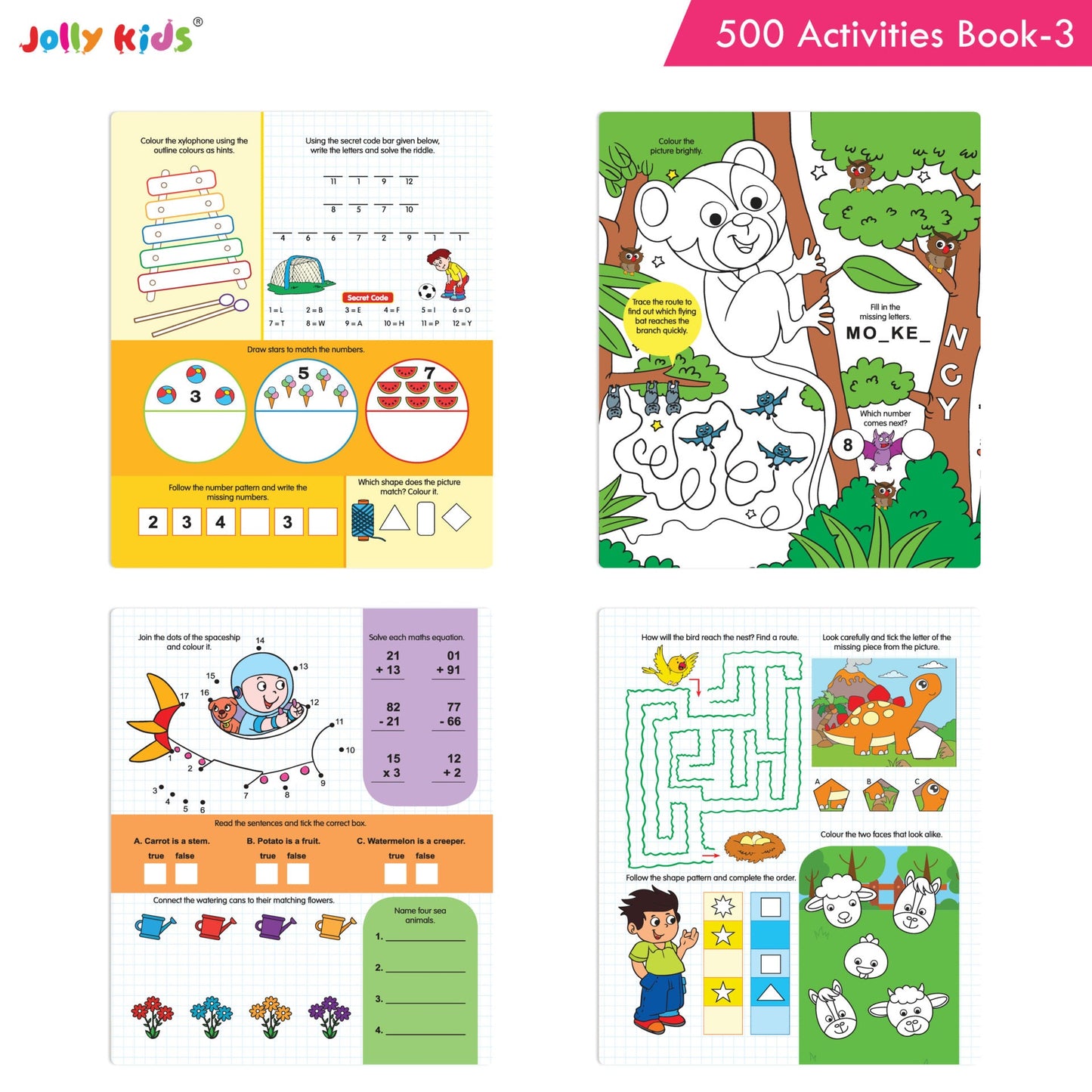 Jolly Kids 500 Activities Book 3