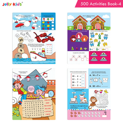 Jolly Kids 500 Activities Book 4