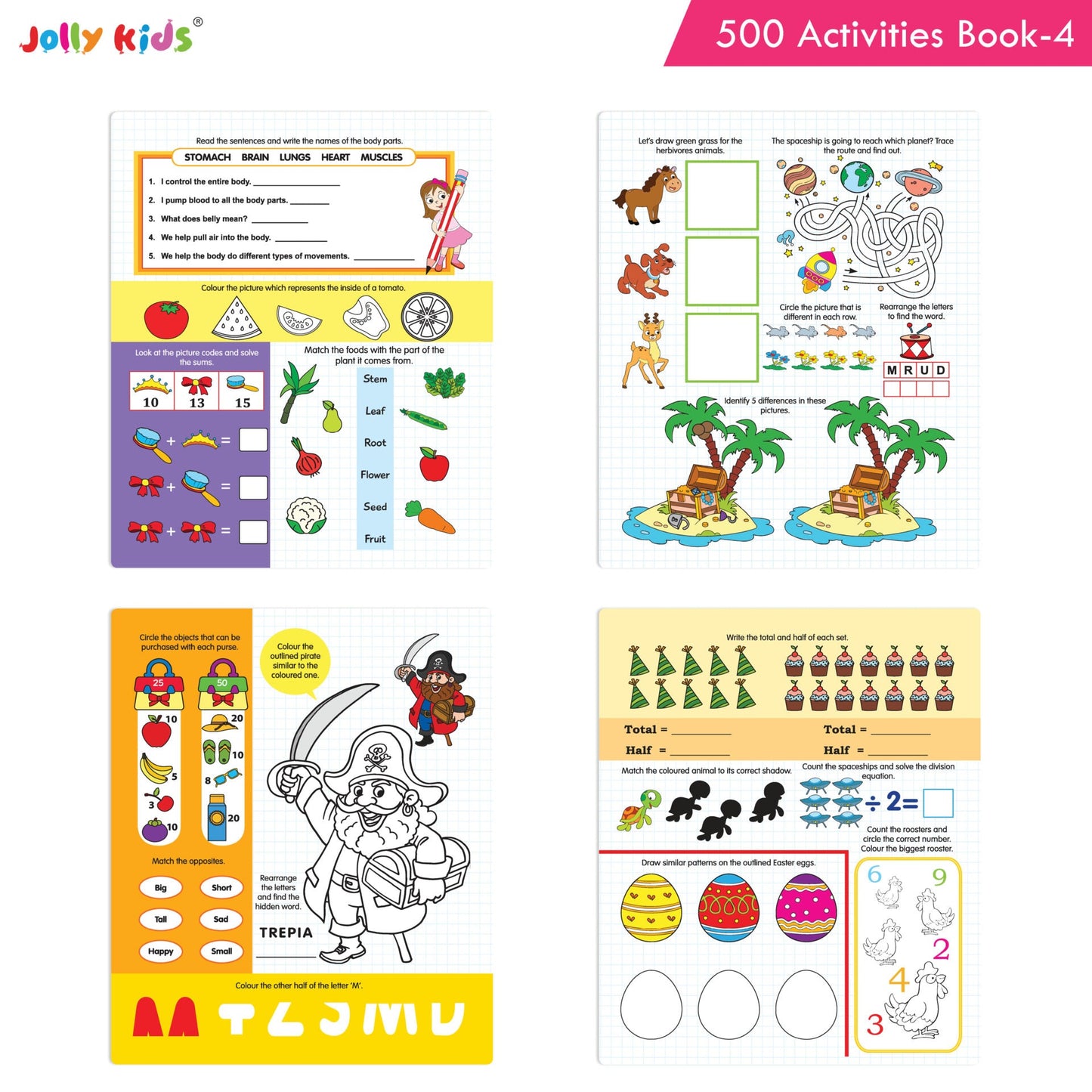 Jolly Kids 500 Activities Book 4