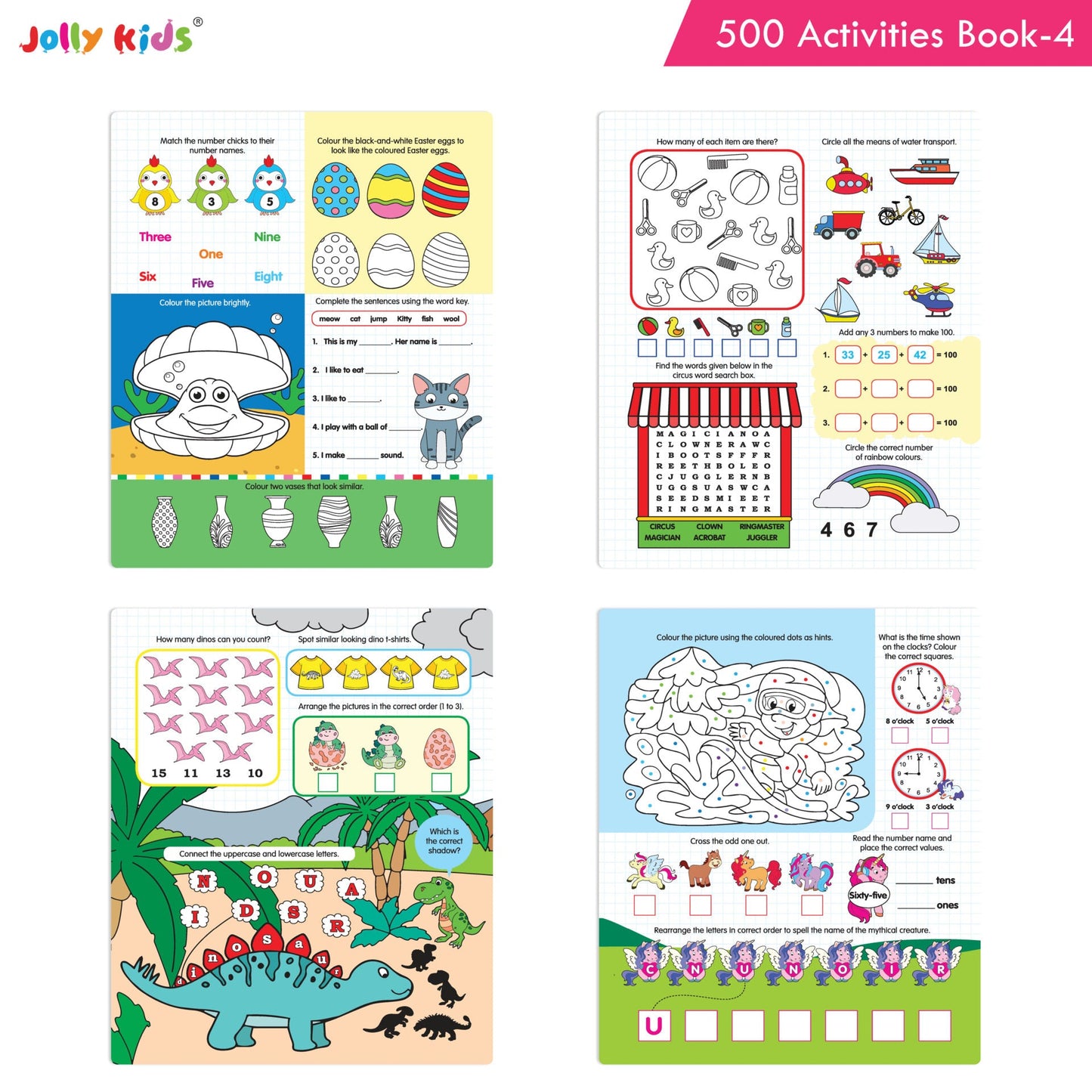 Jolly Kids 500 Activities Book 4