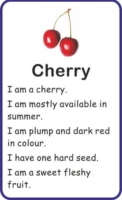 Jolly Kids Flash Card - Fruits