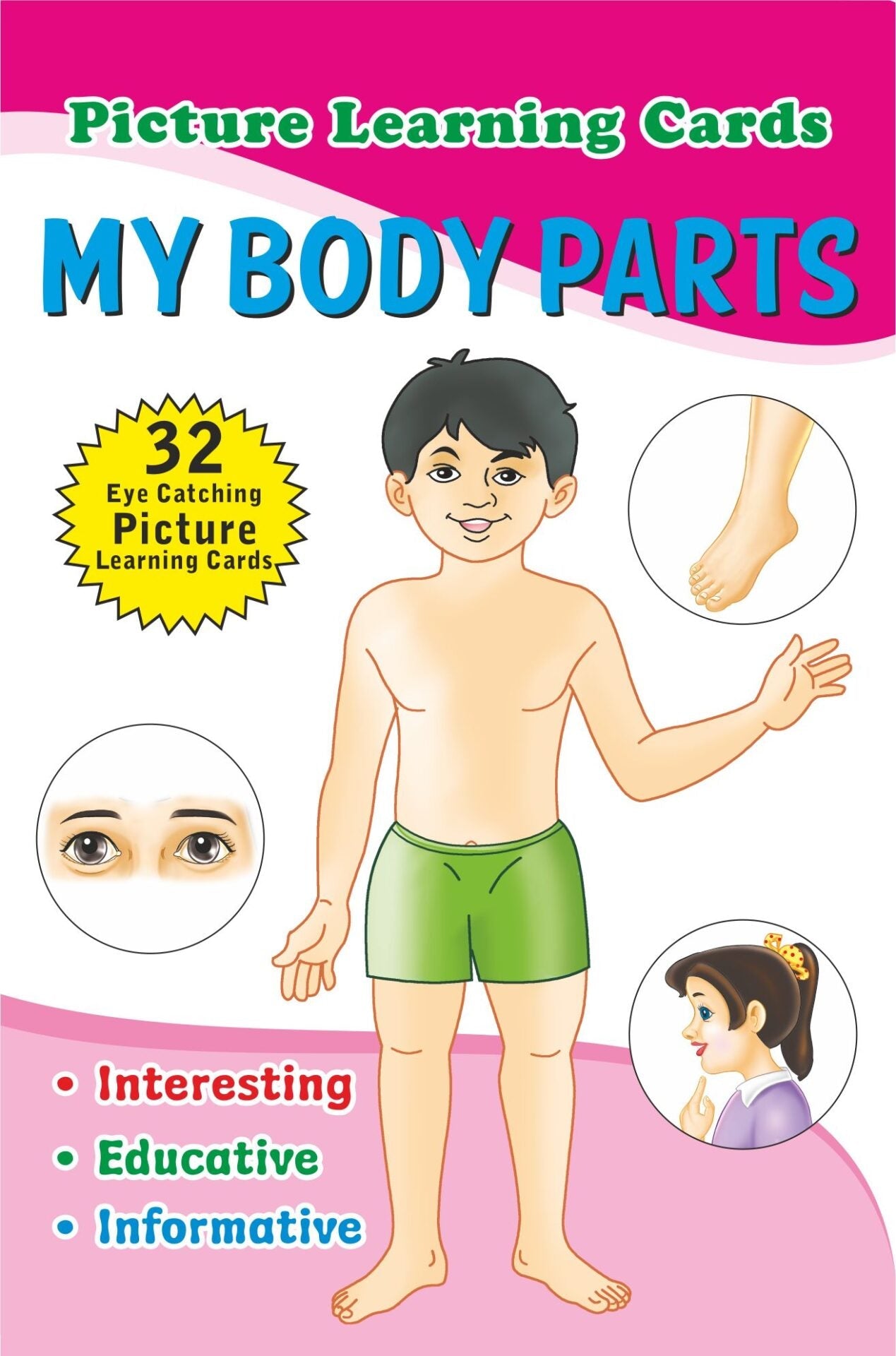 Jolly Kids Flash Card - My Body Parts -  buy in usa 