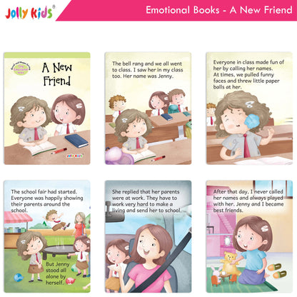 Jolly Kids Good & Happy Living The Emotional Way Story Books (Set of 8) Learning Stories about Feeling and Emotions| Ages 3 - 8 years