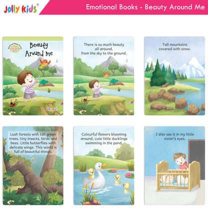 Jolly Kids Good & Happy Living The Emotional Way Story Books (Set of 8) Learning Stories about Feeling and Emotions| Ages 3 - 8 years